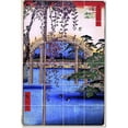 thumbnail image 1 of Ceramic Tile Mural-Utagawa Hiroshige Ukiyo-E Tile Mural House Construction. 17" w x 25.5" h using (24) 4.25 x 4.25 ceramic tiles, 1 of 3
