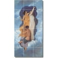 thumbnail image 1 of Ceramic Tile Mural-William Bouguereau Mythology Bathroom Tile Mural 3. 18" w x 36" h using (18) 6 x 6 ceramic tiles, 1 of 3