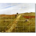 thumbnail image 1 of Ceramic Tile Mural-William Chase Country Painting 395. 36" w x 30" h using (30) 6 x 6 ceramic tiles, 1 of 3