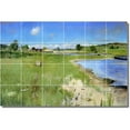 thumbnail image 1 of Ceramic Tile Mural-William Chase Country Painting 396. 48" w x 32" h using (24) 8 x 8 ceramic tiles, 1 of 3