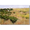 thumbnail image 1 of Ceramic Tile Mural-William Chase Landscapes Painting 598. 36" w x 24" h using (24) 6 x 6 ceramic tiles, 1 of 3