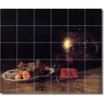 thumbnail image 1 of Ceramic Tile Mural-William Chase Still Life Custom Tile Mural 26. 36" w x 30" h using (30) 6 x 6 ceramic tiles, 1 of 3
