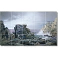 thumbnail image 1 of Ceramic Tile Mural-William Richards Landscapes Painting 605. 40" w x 24" h using (15) 8 x 8 ceramic tiles, 1 of 3