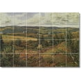 thumbnail image 1 of Ceramic Tile Mural-William Richards Landscapes Painting 609. 48" w x 32" h using (24) 8 x 8 ceramic tiles, 1 of 3