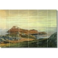 thumbnail image 1 of Ceramic Tile Mural-William Richards Waterfront Painting 439. 25.5" w x 17" h using (24) 4.25 x 4.25 ceramic tiles, 1 of 3