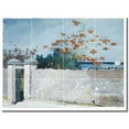 thumbnail image 1 of Ceramic Tile Mural-Winslow Homer Village Painting 136. 17" w x 12.75" h using (12) 4.25 x 4.25 ceramic tiles, 1 of 3