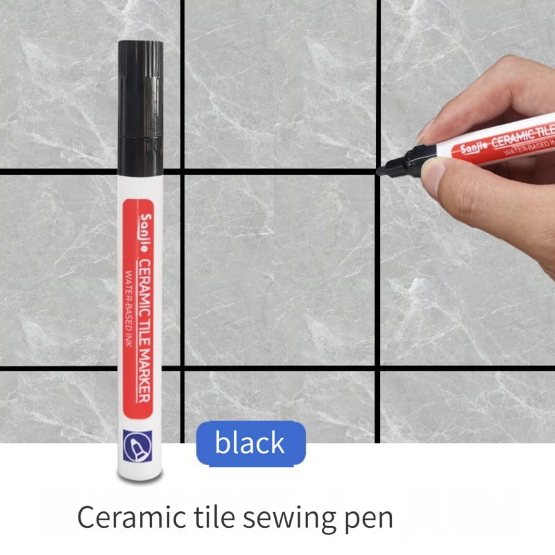 Ceramic Tile Pen Wall Grout Restorer Pen Repair Marker Grout Filler Pen ...