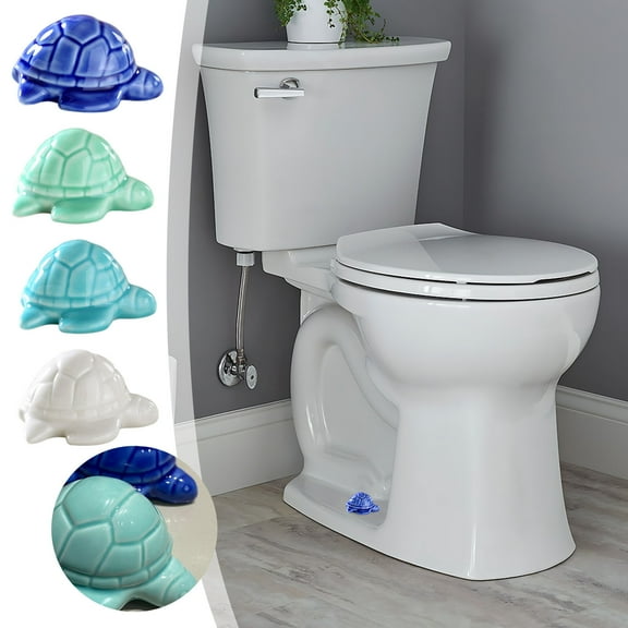 Ceramic Toilet Bolt Covers Frog Ornaments Decorative Bathroom Hardware Cap Set | Whimsical Design | Durable Easy Clean | Universal Fit for Toilets | 2-Pack | Upgrade Décor