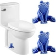 thumbnail image 1 of Ceramic Toilet Covers Decorative Caps,Easy Slip-On Toilet Bolt Covers for Bathroom Upgrade,Stylish Functional Home Decor for Powder Room Restroom Guest Bathroom or Public Bathroom Use-B, 1 of 7