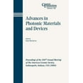 thumbnail image 1 of Ceramic Transactions Advances in Photonic Materials and Devices: Proceedings of the 106th Annual Meeting of the American Ceramic Society, Ind, Book 163, (Paperback), 1 of 1