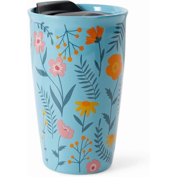 Ceramic Ocean Wave Coffee Mug – 14.6oz Coastal Design Mug For Coffee, Tea, Or Milk, Perfect Gift For Men & Women