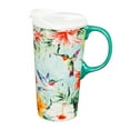 thumbnail image 1 of Pollinator Garden Travel Cup Ceramic Perfect Cup, Hummingbird Friends, 17oz, Gift Box, 1 of 1