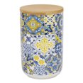 thumbnail image 1 of Ceramic Treat Canister, Portuguese Azulejos, 1 of 1