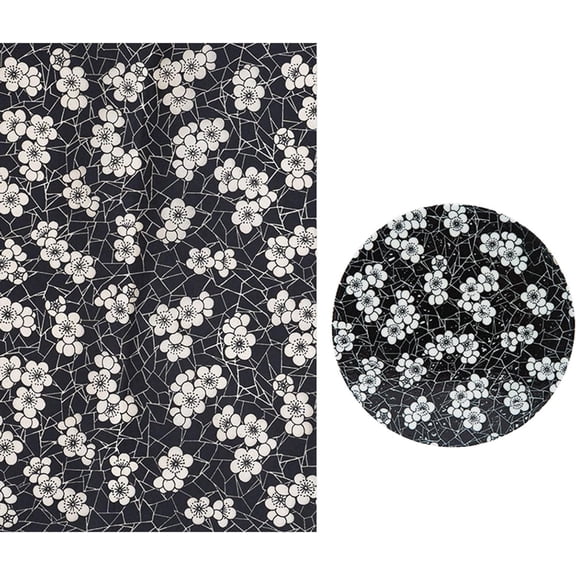 Ceramic Underglaze Transfer Paper – Floral Pottery Clay Decals for Glaze & Underglaze, Ceramic Stamping & DIY Pottery Art(RL Plum blossom style 1 PC)