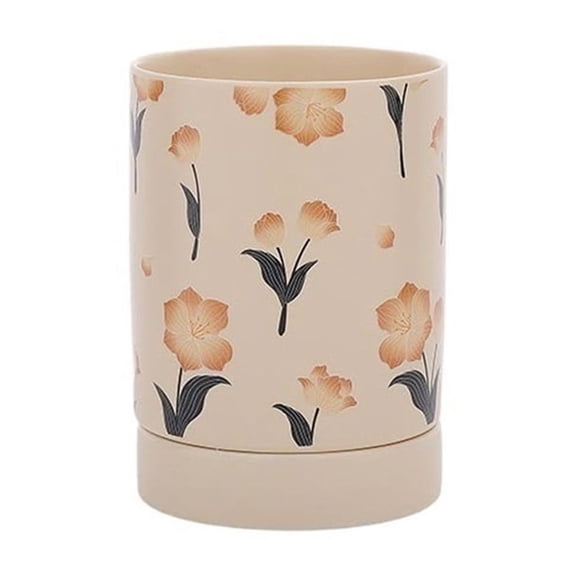 Ceramic Utensil Holder,  Kitchen Utensil Crock for Counter Drying Rack with Drain Tray