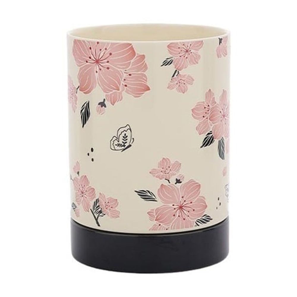 Ceramic Utensil Holder,  Kitchen Utensil Crock for Counter Drying Rack with Drain Tray