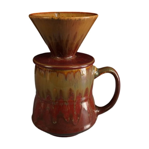 Ceramic V 60 Pouring Over Coffee Brewer 460ml Fashion Coffee Maker For Home Brewing