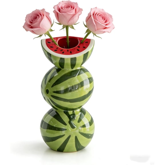 Ceramic Vase 3D Fruit Design Home Decor Table Centerpiece