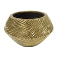 thumbnail image 1 of Ceramic Vase, Gold Color, 1 of 1