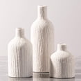 thumbnail image 1 of Ceramic Vase Set 09-white 3-piece Home Table Decor, 1 of 9