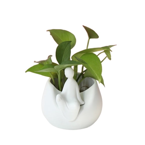 Ceramic Vases, Ceramic Monk Flower Ware, Tea Table Flowers, Hydroponic Green Plant Decorations And Gifts