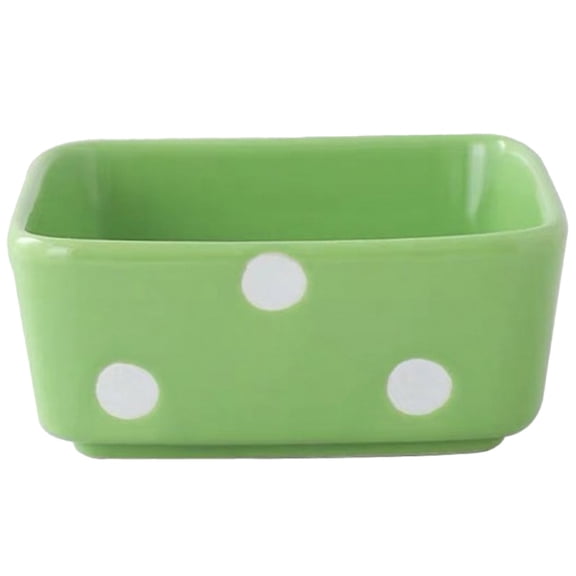 Laklulu Ceramic wave point square plate platter home cute snacks dipping sauce fruit plate platter pet bowl