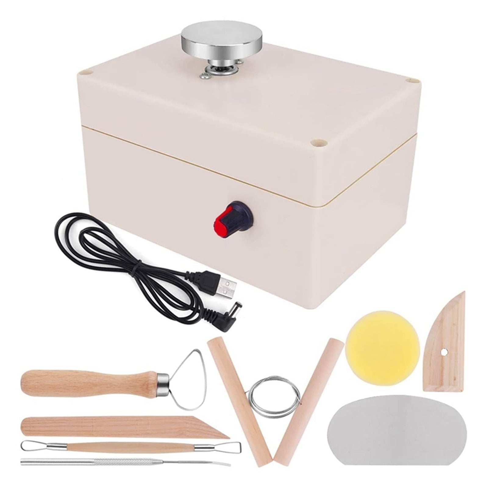 Ceramic Wheel, USB Ceramic Machine With Ceramic Molding Tool, Mini Ceramic Wheel Manufacturing Ceramic Ceramic Machine ,Wide Ranging Usage