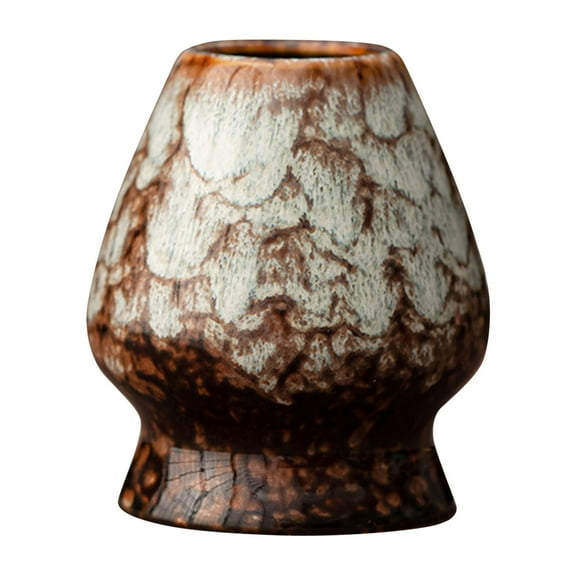 Ceramic Whisk Matcha Making Tray Set with Brush Holder for Traditional Japanese Tea