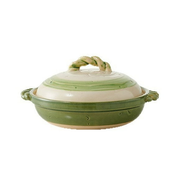 Ceramic casserole stew, Chinese hot pot, porcelain cooking pot versatile cookware with lid, ceramic pot for kitchen home cooking hot pots soups