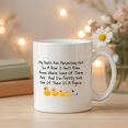 thumbnail image 1 of Ceramic coffee mug with duck pun quote pigeon graphic, funny office cup, chaoS1 Humor gift for duck lovers, 1 of 4