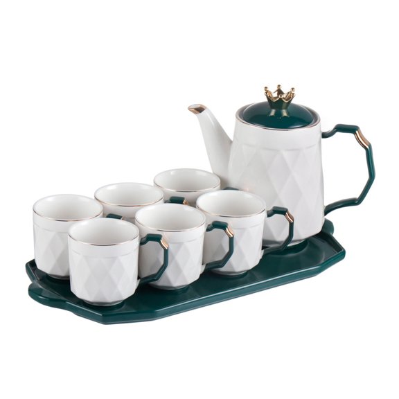 Ceramic cold kettle set water cup teapot set coffee set opening housewarming gift water set