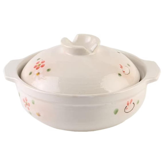 Ceramic cooking pot, casserole, high temperature resistant cooking pot, non-stick coated soup and casserole
