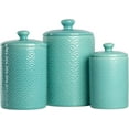 thumbnail image 1 of Ceramic kitchen jars, set of 3 - small, medium and large, 1 of 6