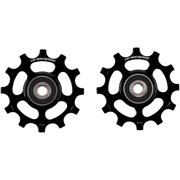 CeramicSpeed Pulley Wheels for SRAM AXS Road 12-Speed - 12 Tooth, Alloy, Black