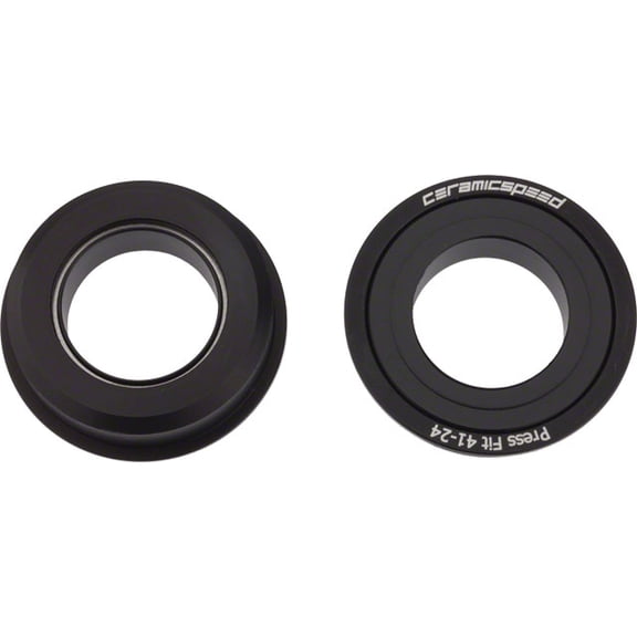 CeramicSpeed Shimano HT II 24mm Hardened Steel Bearing Races BB86 Bottom Bracket