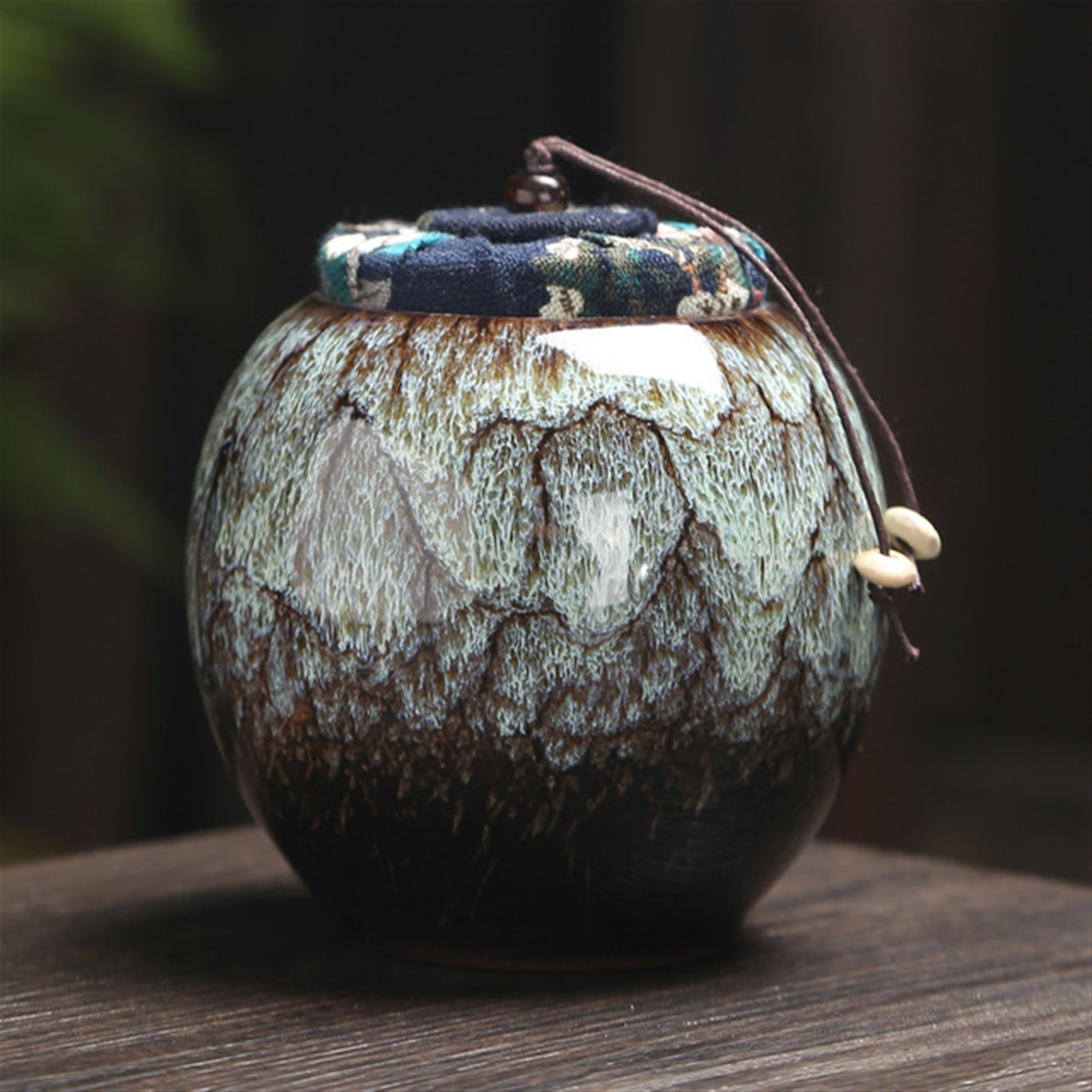 Ceramics Ashes Urn Holder Pet Memorial Funeral Ashes Jar Urn For Human Cremation Keepsake Pal Casket