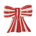 thumbnail image 1 of Ceramics Bow Decorative Candle Base, Sturdy Holder for Pillar Candles, Festive Table Centerpiece & Holiday Display, 1 of 6