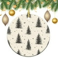 thumbnail image 1 of Ceramics Ornaments Christmas Holiday Ceramic Double Sided Tree Xmas Ornament Pine Trees And Snowflakes Keepsake Funny Christmas Hanging Tree Decor Ornament Holiday Present, 1 of 5