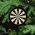 thumbnail image 1 of Ceramics Ornaments Sports Gifts Customized Round Ceramic Ornament Dart Board Design Christmas Tree Decoration Indoor Outdoor Yard Merry Xmas for Family & Friends, 1 of 8