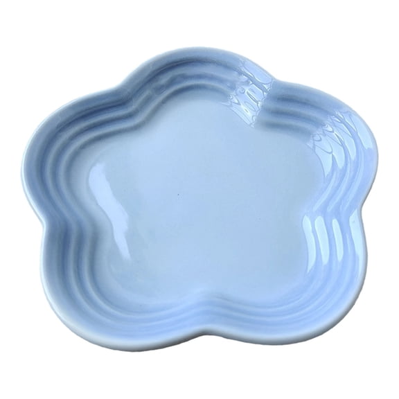 Ceramics Sauce Dish Feature Delicate Plums Design Sauce Dishes Suitable for Family Gatherings Teas Time Event