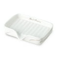 thumbnail image 1 of Ceramics Soap Holder, Rectangle Soap Dishes, Porcelain Soap Saver, Soap Tray, For Bathroom Kitchen-Dark Green-white, 1 of 8