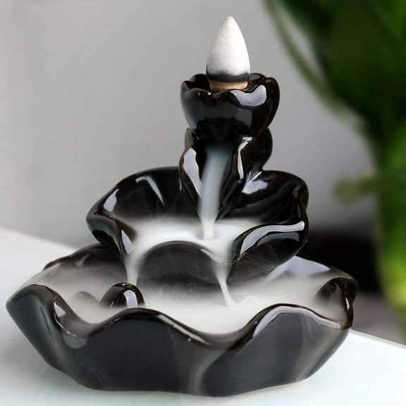 Ceramics Waterfall Incense Burner, Backflow Incense Burner Aromatherapy, Incense Seat