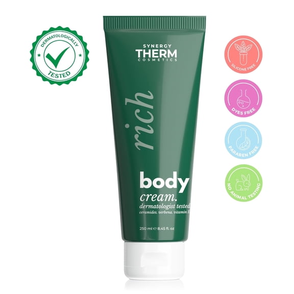 Synergy Therm Body Moisturizing Cream with Ceramides and Vitamin E, 8.45 fl oz