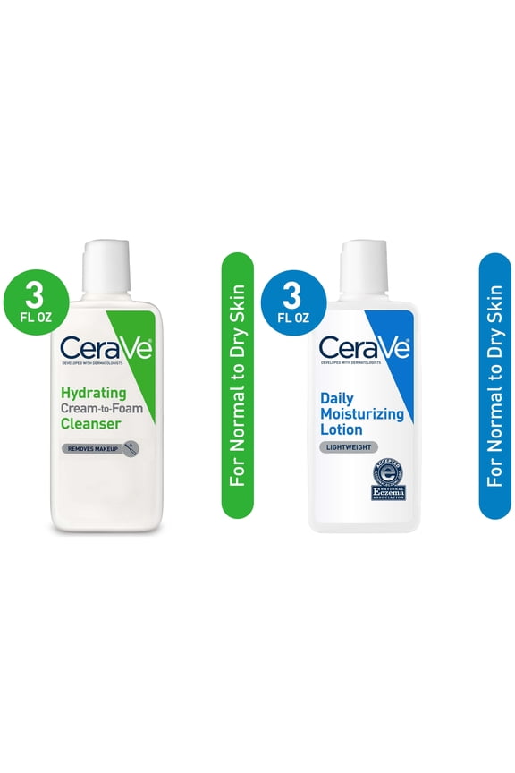 Cleanser & Moisturizer Travel Set