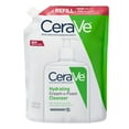 thumbnail image 1 of CeraVe Hydrating Cream-to-Foam Cleanser & Makeup Remover for Dry Skin, Refill 16 fl oz, 1 of 10