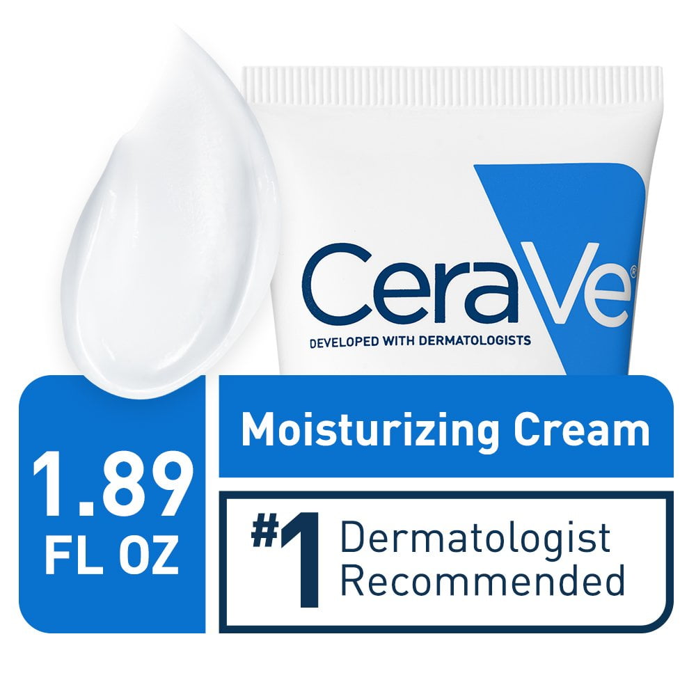 Cerave Cream W/ Ceramides & Hyaluronic Acid Body Moisturizer, 1.89 oz, 6Pack