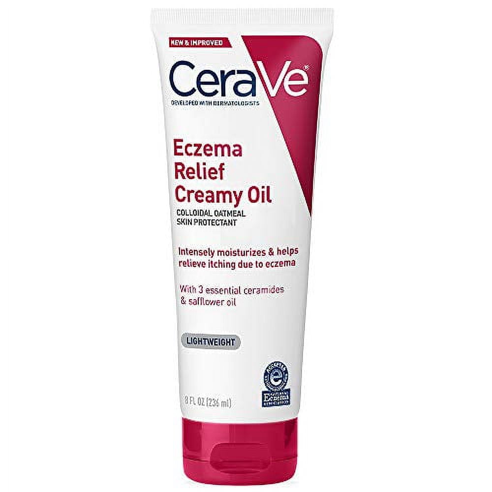 Cerave Eczema Relief Creamy Body Oil Anti Itch Cream for Eczema