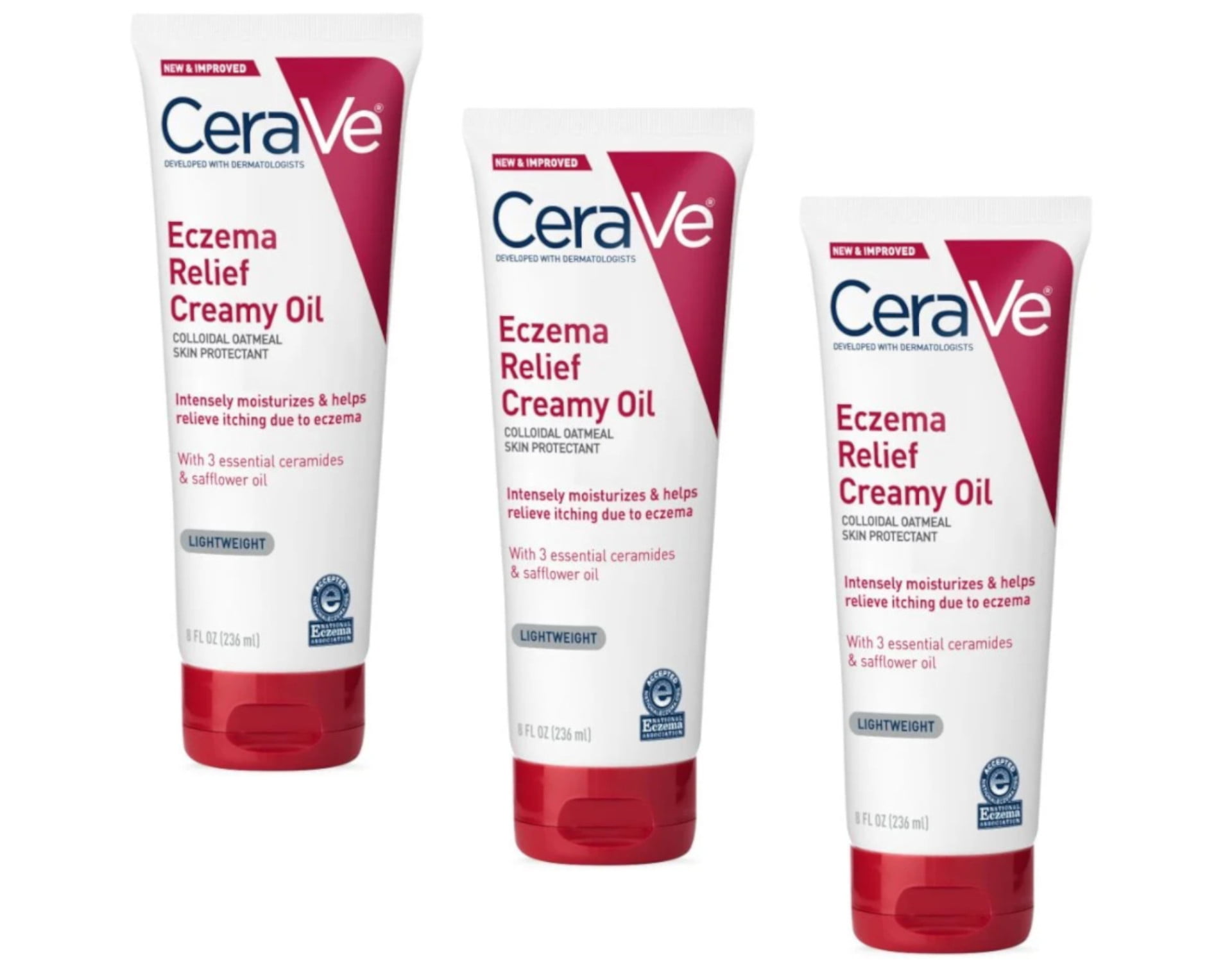 Cerave Eczema Relief Creamy Oil Oatmeal Skin Protectant, 8 Fl. Oz