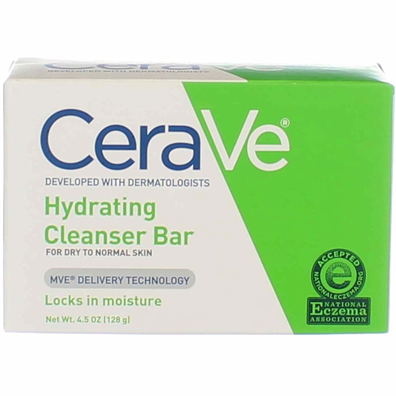 Cerave Hydrating Cleanser Bar 4.5 Ounce SoapFree Body And Face Cleanser Bar Fragrance