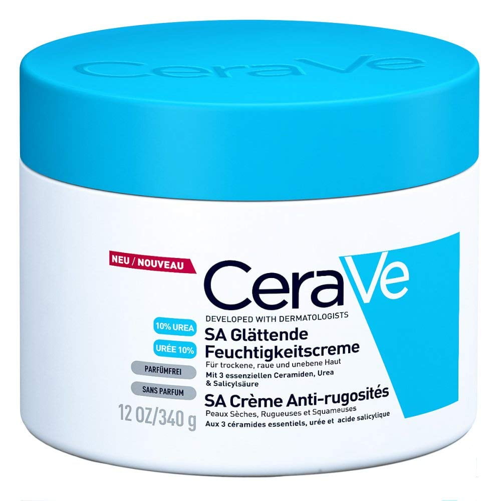 Cerave Sa Smoothing Cream Moisturizer With Essential Ceramides, Urea, And Salicylic Acid